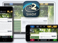 SimDif Website Builder on iOS